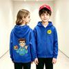 Unisex Children's Double-sided Cartoon Hoodie with Rubik's Cube Print (Spring/Autumn)