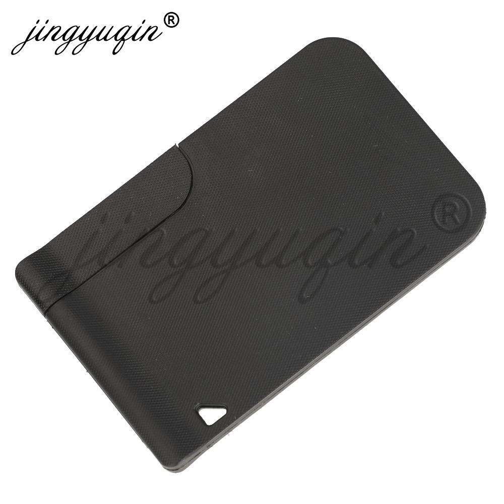 jingyuqin Remote Key 433Mhz ID46 PCF7947 Chip 3Button For Renault Megane 2 3 Scenic Clio 2003-2008 Upgrade Design Emergency Card