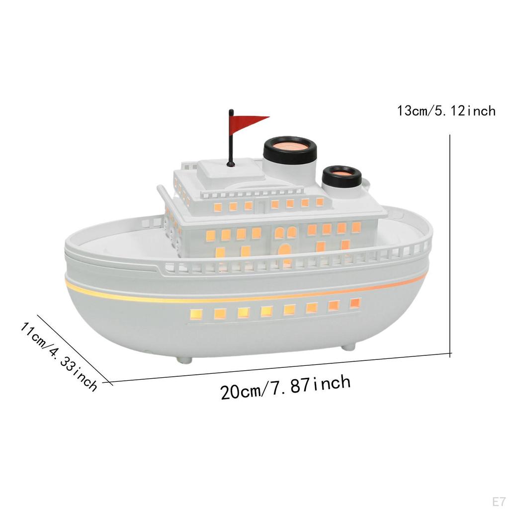 300 Ml Steamship Design Aroma Diffuser for Quiet Room Decor