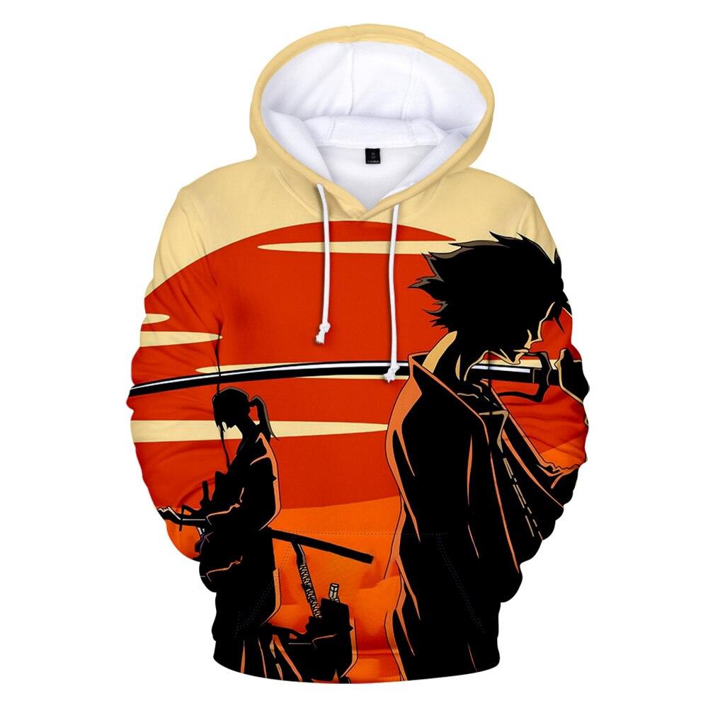 Man Boy Japanese Anime Series Samurai Champloo Hooded Hoodies Sweatshirt Man Boy Japanese Anime Series Samurai Champloo Hooded Hoodies Sweatshirt