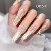 Reflective Disco Glitter Nail Polish Gel, Sparkling Nail Art Gel, Long-Lasting Peelable No Lamp Needed, Glow Party Nail Set, Multi-Color Options