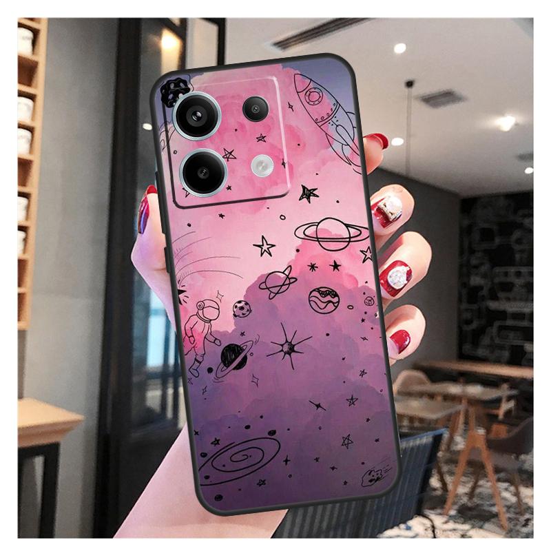Aesthetic Planet Case For Xiaomi Redmi Note 13 Pro 12 11 9 10 12S 11S 10S 9S Redmi 13 12 10C 12C 13C Cover