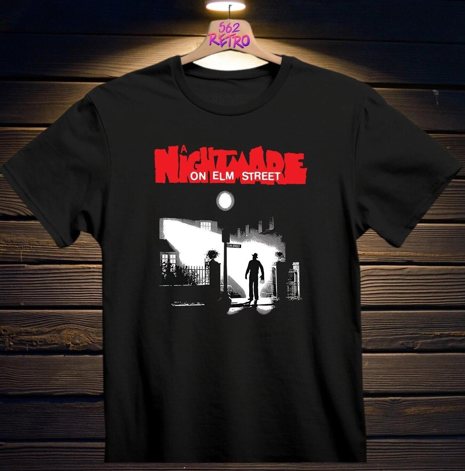 A Nightmare on Elm Street Horror Movie T-Shirt Black S-3XL 4XL
