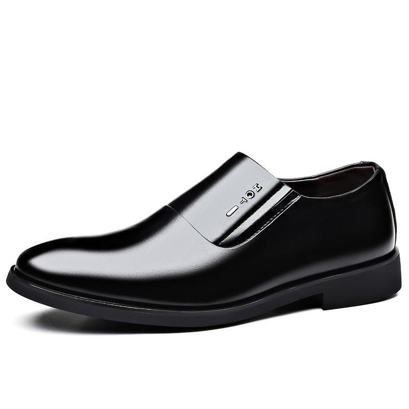 New Men's Shoes Spring and Summer Casual Single Shoes Business Dress Leather Shoes Casual Men's Single Shoes Wedding Shoes