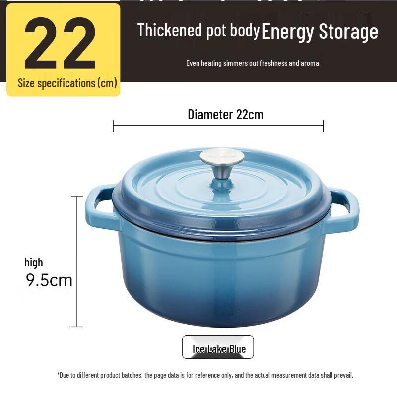 Chuda Huang Heritage Cast Iron Enamel Soup Pot