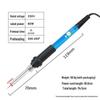14-Piece Electric Soldering Iron Kit with High-Temperature Internal Heating and Multi-Function Tools in a Portable PU Cloth Bag