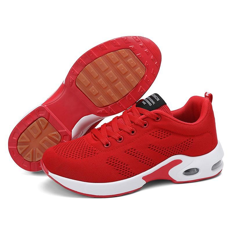 Popular Spring New Dense Mesh Fly-woven Women's Shoes Korean Version Versatile Comfortable Casual Shoes Large Size Sports Shoes