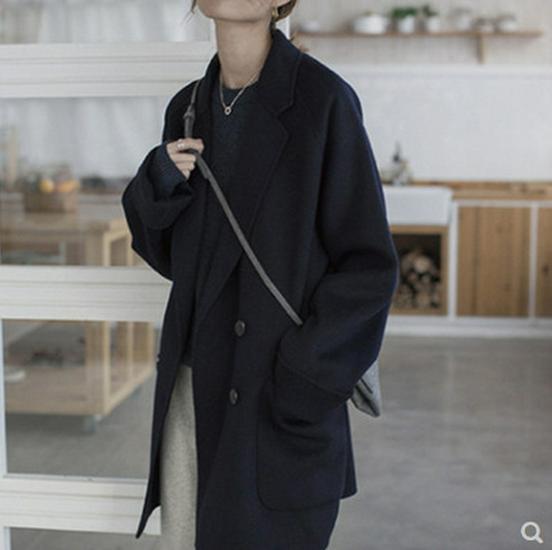 2026 Autumn/Winter Korean Style Women's Woolen Coat