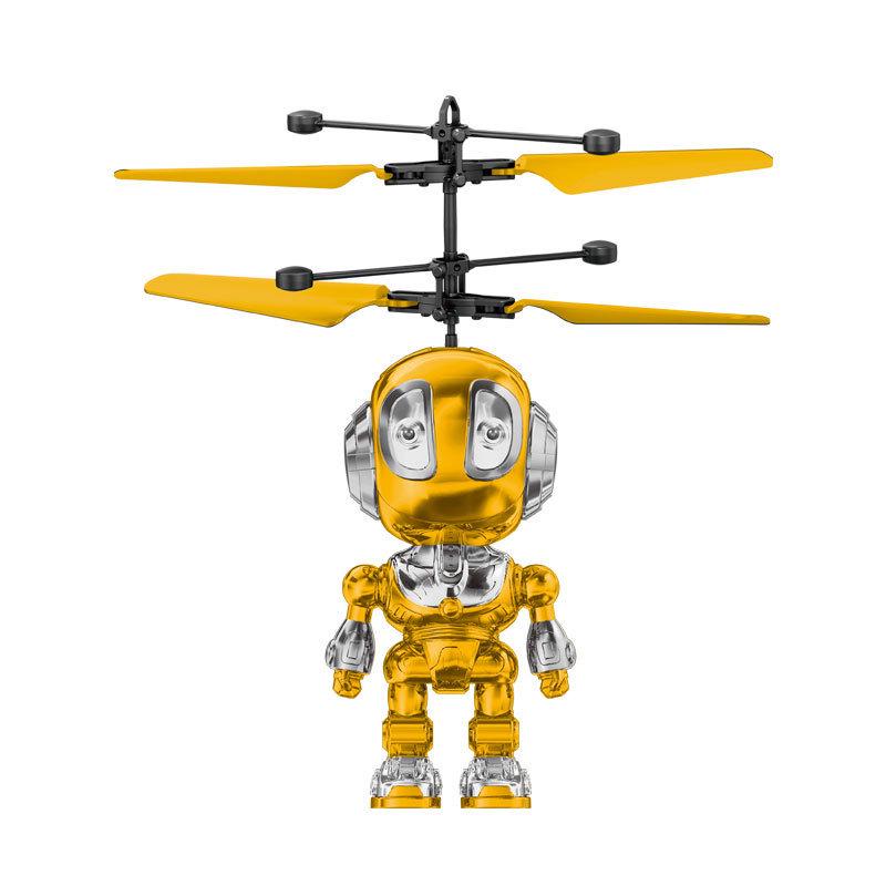 Space Robot Induction Hovering Toy: Luminous Flying Vehicle for Kids