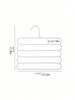 Multi-Function Pants Hanger Organizer, Space Saving Closet Rack, Holds Multiple Pairs, Durable PP Material