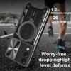 For Samsung Galaxy S25 Edge Case TPU + PC Phone Cover with Kickstand , Slide Lens Window