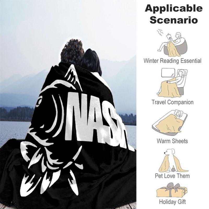 1pc Blanket Nash Tackle1 Print Design, Lightweight Blanket for Sofa, Bed- Soft &Warm, Gift for All Seasons like Christmas, Halloween