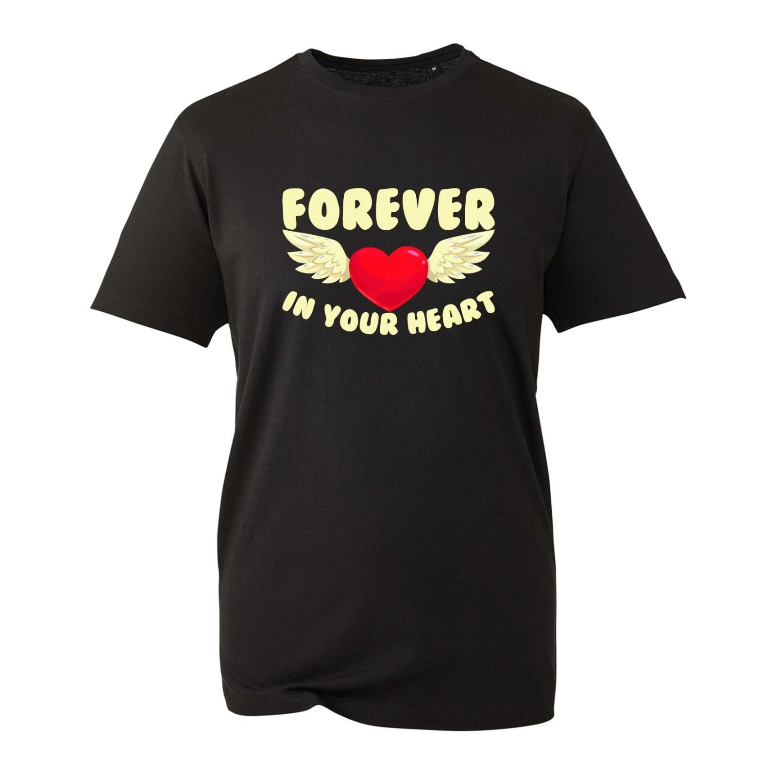 Forever In Your Heart T-Shirt Happy Valentine s Day Couple Lover Gift Unisex Top 3XL