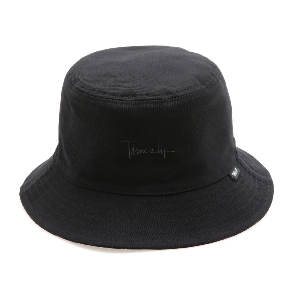 Taimseullib Logo Play Reversible Bucket Hat Black_Tkc07301