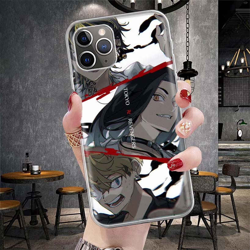 Tokyo Avengers Art Phone Case For Apple iPhone 17 Air 16 15 Plus 14 + 13 Mini 12 11 Pro Max 7 8 SE 16Max Soft Shell Cover Coque