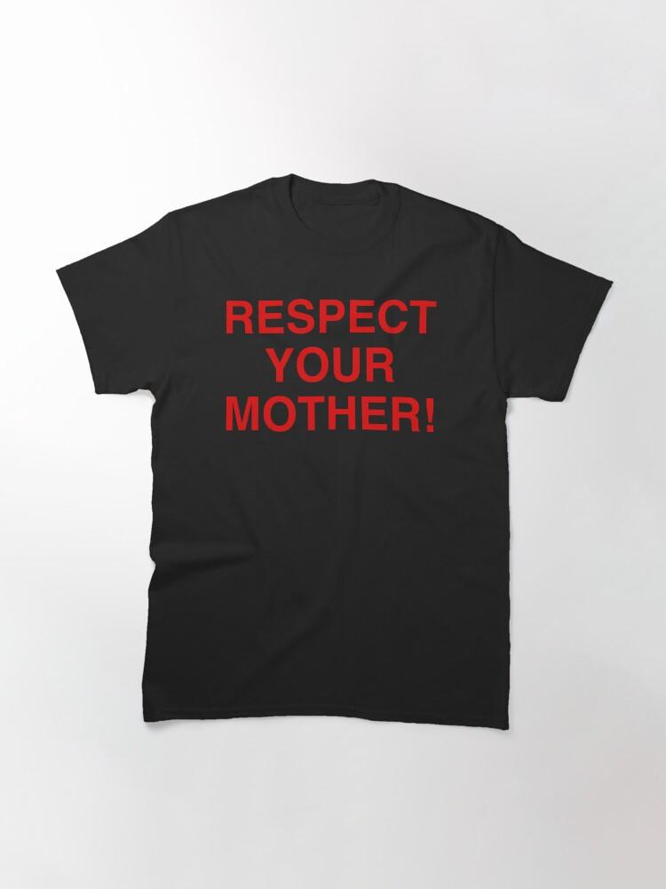 Červené tričko Harry Styles Red Classic s nápisem Respect Your Mother
