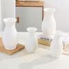 Advanced Minimalist Plastic Vase with Flowing Pattern for Home Décor