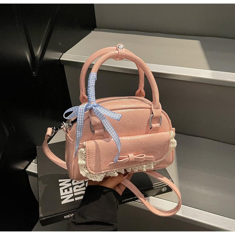 Portable Fashion Bow Pillow Bag 2025 Summer Versatile Shoulder Bag Premium Messenger Bag Bag