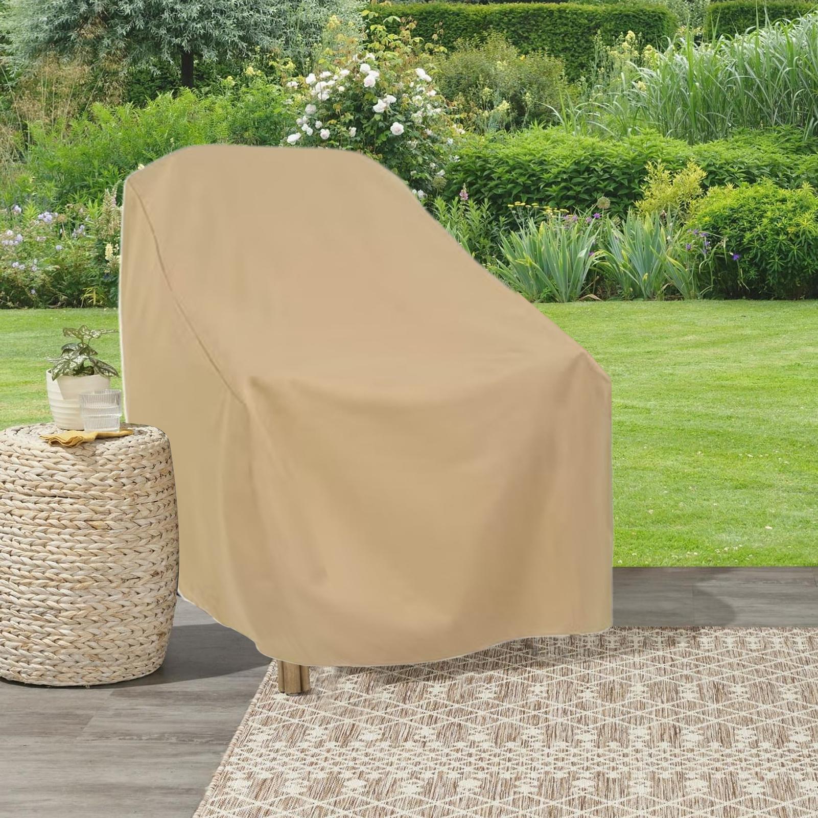 

Chair Dust Cover Outdoor Garden Patio Furniture Protector Cover Waterproof Dustproof Chaircover Rain Cover Chair Sofa CHINA
