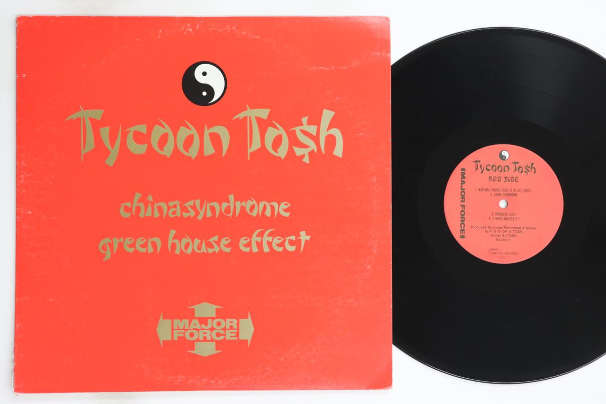 

LP Record TYCOON TOSH Chinasyndrome Green House Effect YGAS77 MAJOR FORCE 1989 Japan Japanese Club Dance Used