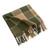 Scarf Fresh and Sweet Plaid College Wind Warm Windproof Scarf