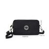 Fashion Ladies Crossbody Bag Large Capacity Single Shoulder Bag with Three Zippers Phone and Loose Change Storage Bag