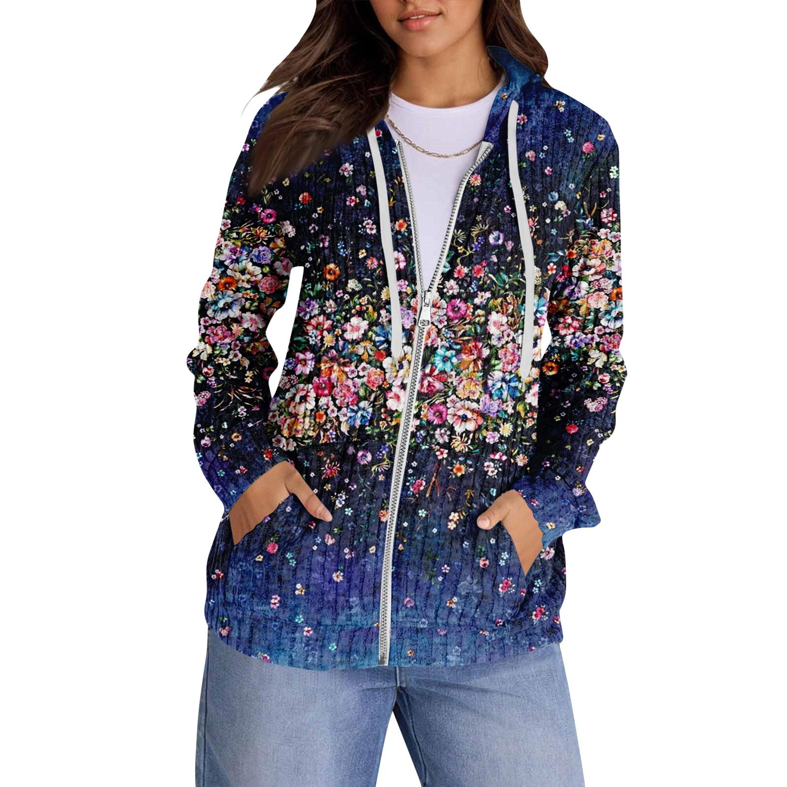 

Толстовки с капюшоном для женщин, модные топы, повседневная осенняя мода, свитшот с длинным рукавом и карманами, легкий пуловер S