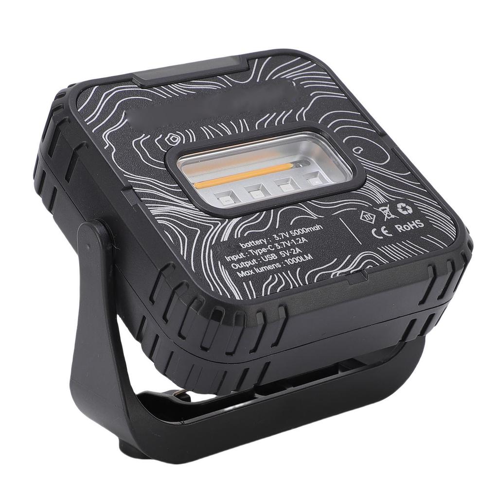 Double Sided Camping Light Rechargeable Stepless Dimming 1000LM Rain Proof Tent Lamp for Outdoor All