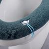 Thicker Bathroom Toilet Seat Cover Pads - Soft Warmer Toilet Seat Cushion Cover Stretchable Washable Cloth