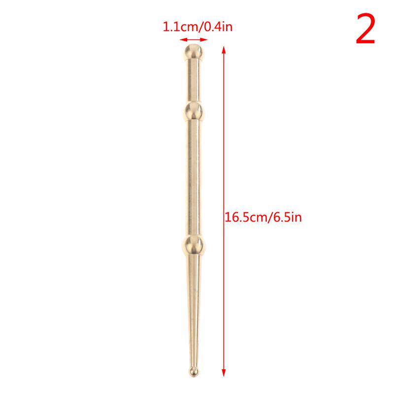 1Pc Pure Brass Facial Massage Pen Eye Trigger Point Massage Pen Reflex Therapy Stimulator Acupoint Massager Tool'