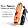 Type C Phone Charging Bracket Adapter 240W Fast Charging OTG Type-C Male To USB-C Female Converter With Foldable Holder 3