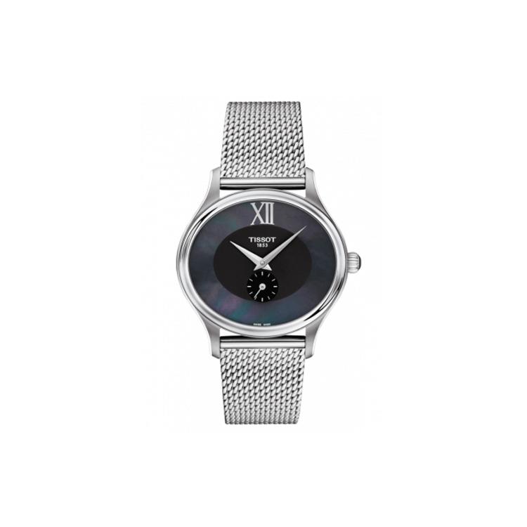 

TISSOT Premium Collection Quartz Movement Women s Watch 28mm Black Dial Stainless Steel Case T103.310.11.123.00 Silver Strap