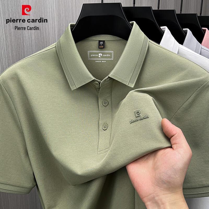 

Pierre Cardin Men s Business Casual Short Sleeve Polo Shirt L