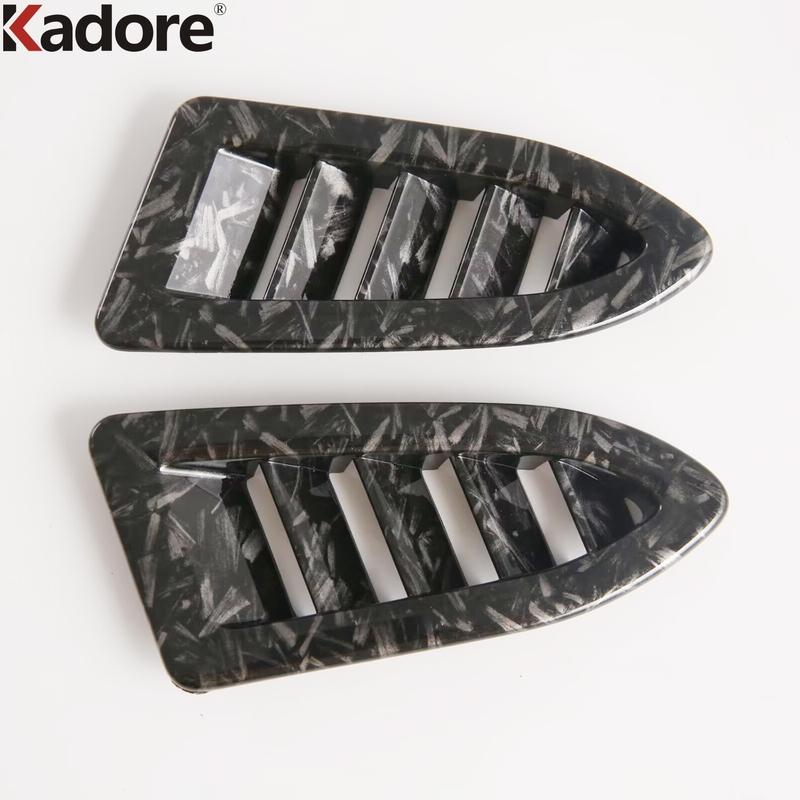 For Subaru Forester 2025 2026 Carbon Fiber Car Front Upper Air Condition Vent Outlet Cover Molding Trim Inteiror Accessories