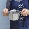 Double Handle Baby Food Pot 10CM Small Cooking Pot Slow Cooker Mini Milk Pot  Stove