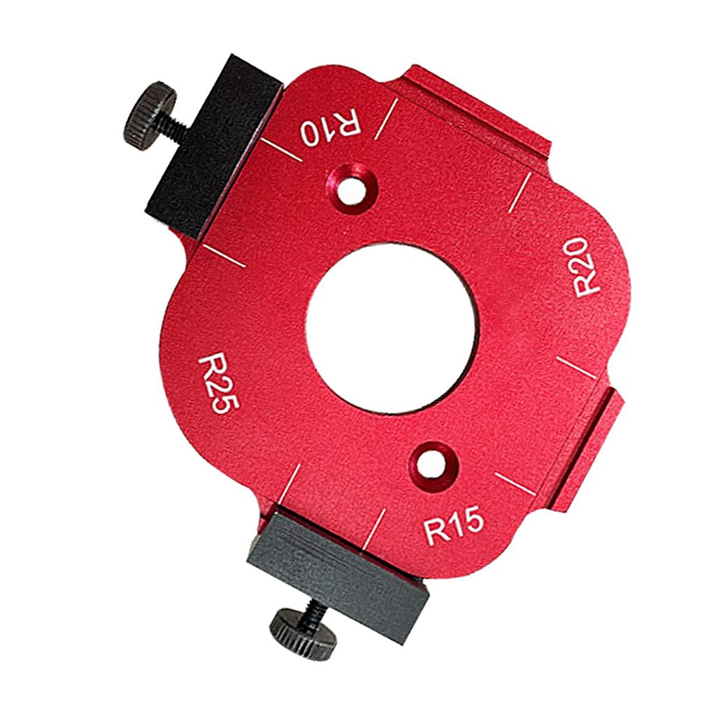 Radius Jig Router Template 4 In 1 R10 R15 R20 R25 Multifunctional Accurate Aluminium Alloy Fast Locator R Angle Template