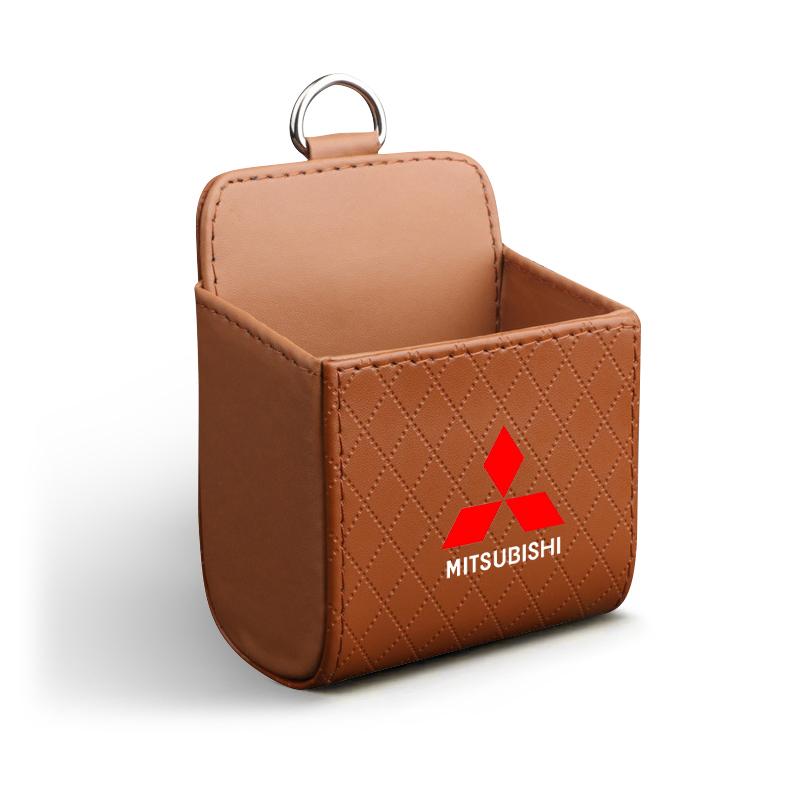 Pudełko do przechowywania wylotu powietrza w samochodzie Organizer na telefon i okulary Do Mitsubishi Outlander I200 Pajero Eclipse ASX Lancer Space Delica Ex