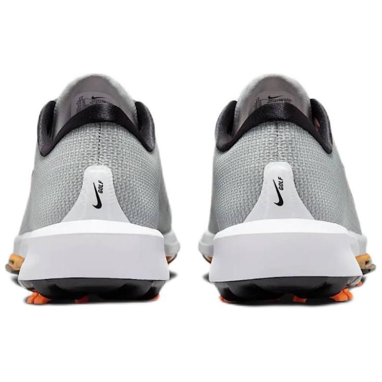 Nike Air Zoom Infinity Tour 2 Golf Pure Platinum Safety Orange Men Sneakers Grey White HQ2158-001