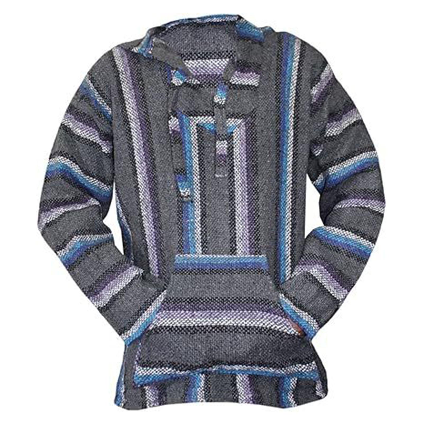 

Мужское Худи в Трайбл Стиле Комфортное С Капюшоном С Длинными Рукавами XXL