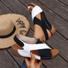Women Sandals Summer Lightweight Wedges Shoes Woman 2025 New Soft Heels Peep Toe Sandals Women Platform Beach Sandals