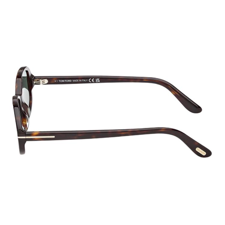 Tf T-Shaped Decorative Mirror Leg Logo Design Plate Oval Tai Sunglasses Unisex Sunglasses Tortoiseshell FT1364-52N