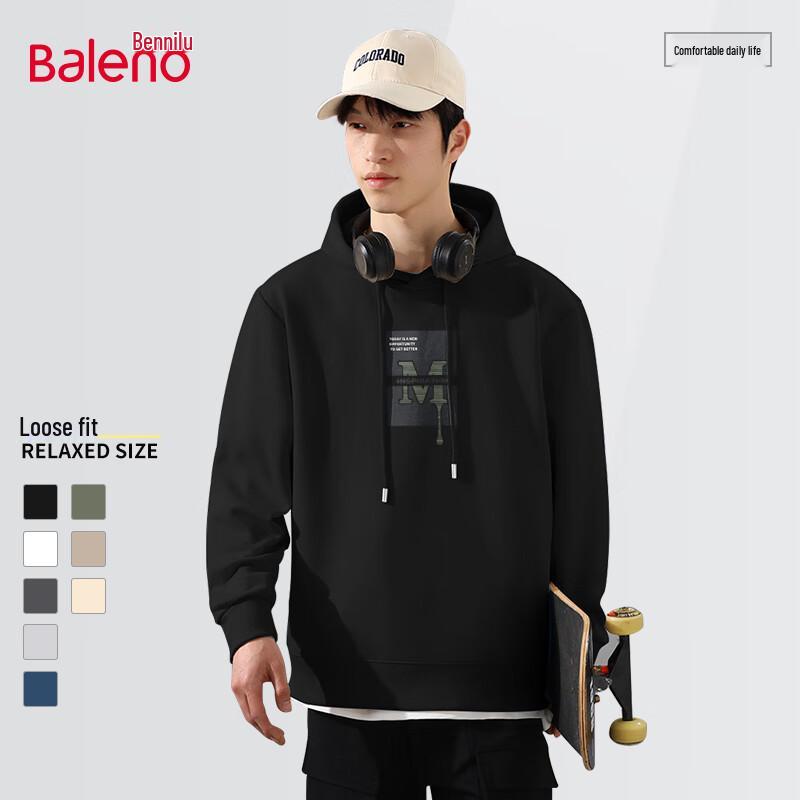 

Baleno Men s American Retro Hooded Pullover XL