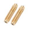  2PCS 0.4mm Nozzles  Carbon 3D Printer Brass Hardened Steel High  Bimetal Nozzle 