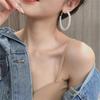 Biżuteria Big Circle Fashion Drop Dangle Ear Stud Okrągły kształt Kolczyki z perłami Eleganckie