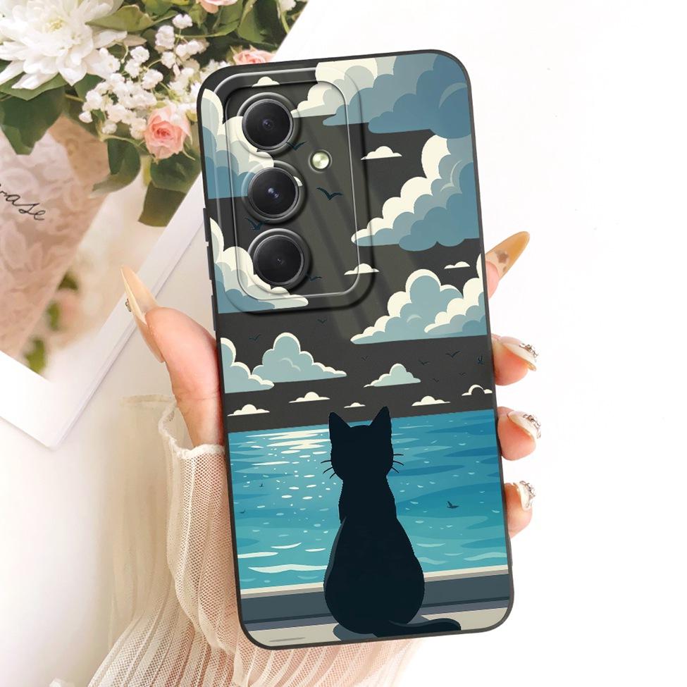 Case For Samsung A55 5G A556V A556B A556E A5560 Casing For Samsung Galaxy A55 5G Cover Silicone Fashion Cartoon Funny Painted