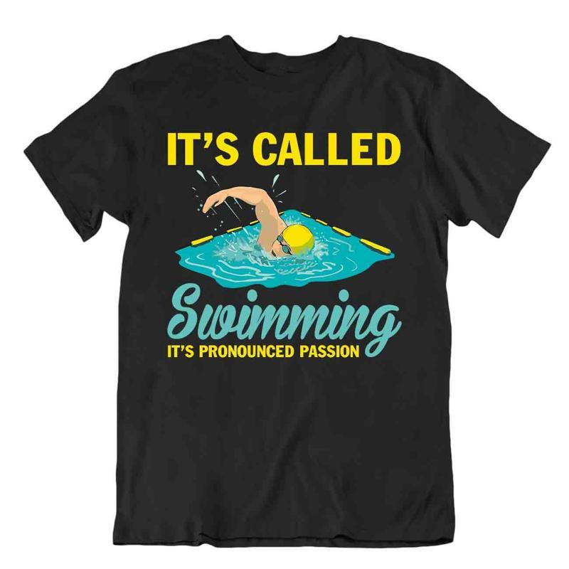 Swimming Passion Tshirt Elegant Sports T Shirt Relaxing Sports Tee S разноцветный