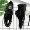 Podzim Zima Světlé Svršek Business Lakovaná kožená společenská obuv Muž Trend Elegantní společenská obuv pro muže a klasické párty 39