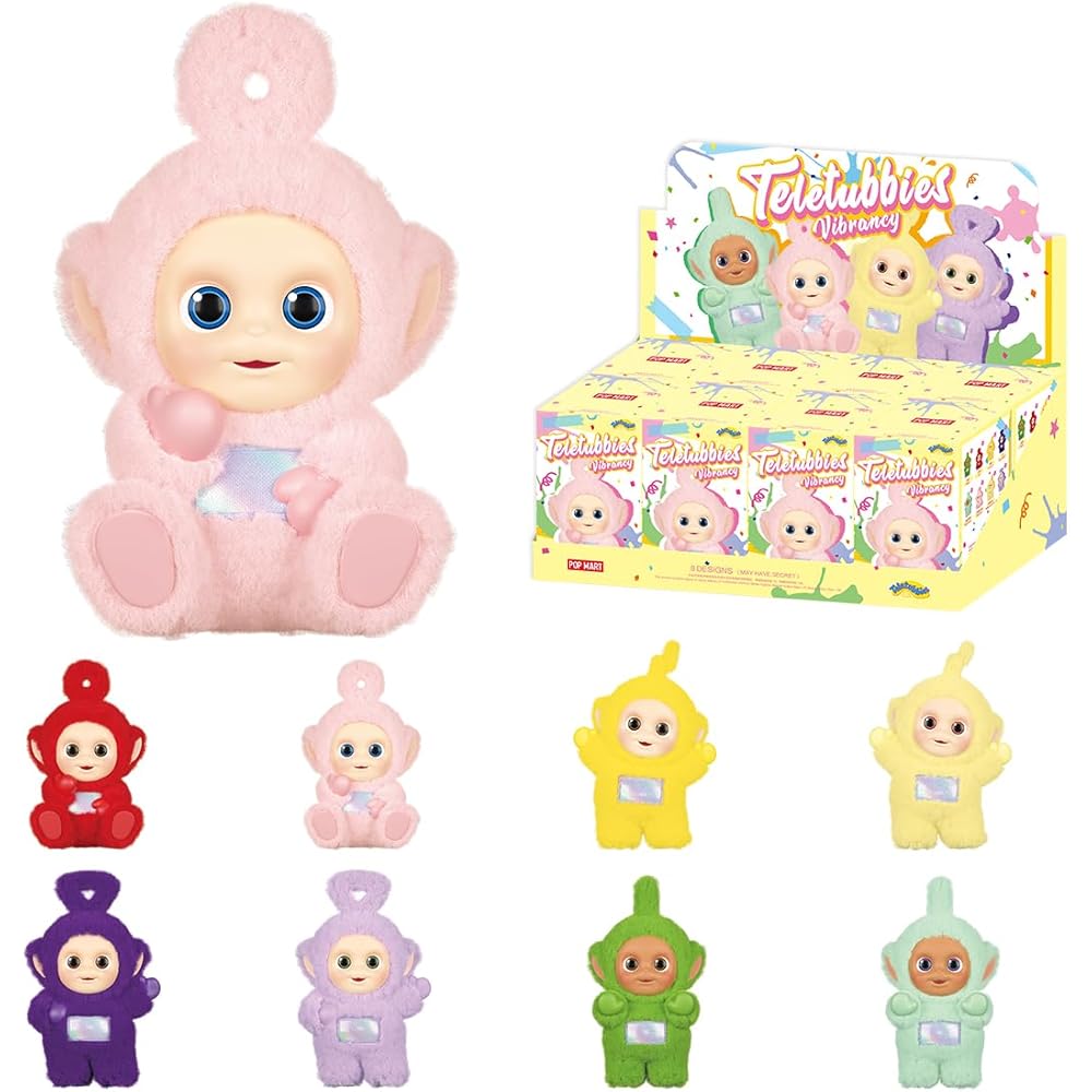 

Pop Mart Teletubbies Vibrancy Series Assorted Box 8 Pieces PVC Blind Box Figures Collectible Toys