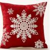 Christmas Pillow Cover Essential For Festival Decoration Christmas Tree Snowflake Pattern Sofa Bedroom Home Decoration