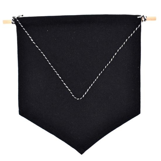 Kids Room Badge Display Hanging Cloth Pennant Brooch Organizer Wall Decoration S чёрный